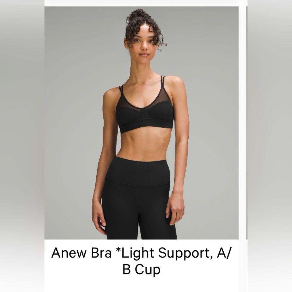 Lululemon anew bra BLACK